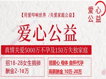 白银市捐卵助孕生子 爱心志愿者招募